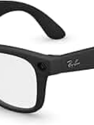 Amazon.com: Ray-Ban Meta (Gen 2), Wayfarer, Matte Black | Smart AI Glasses for Men, Women — 2X Battery Life — 3K HD Resolution — 12 MP Ultra-Wide Camera, Audio, Video — Clear Lenses — Wearable Technology : Clothing, Shoes & Jewelry