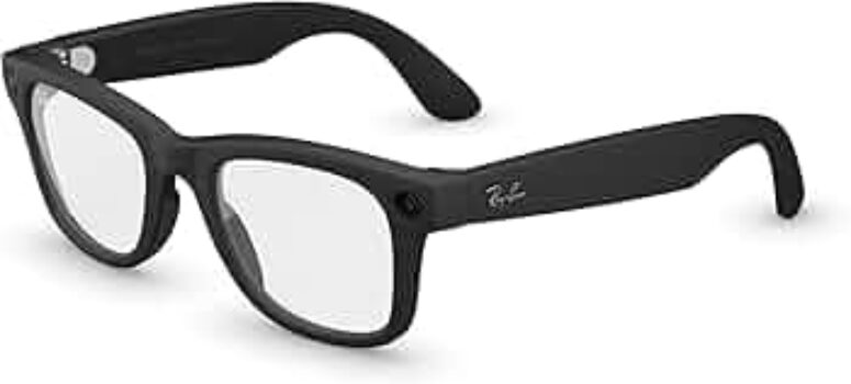 Amazon.com: Ray-Ban Meta (Gen 2), Wayfarer, Matte Black | Smart AI Glasses for Men, Women — 2X Battery Life — 3K HD Resolution — 12 MP Ultra-Wide Camera, Audio, Video — Clear Lenses — Wearable Technology : Clothing, Shoes & Jewelry