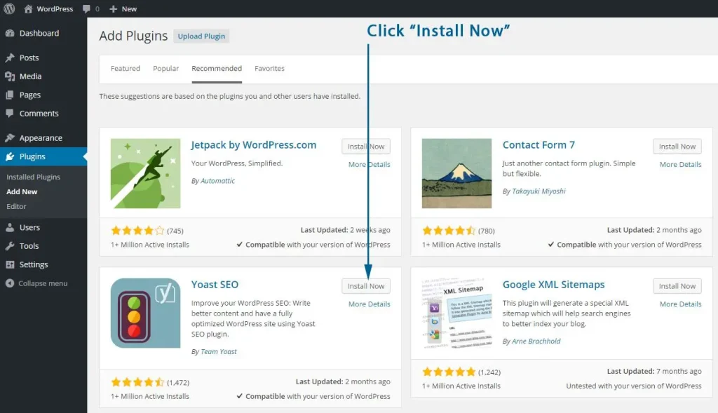 Plugin installation